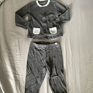 Baby Mori Grey Set Sz 6-9M!